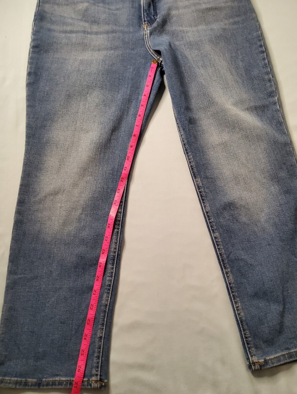 Lee Women's Medium Blue Straight Jeans 18 Short - Picture 4 of 7